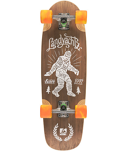 Landyachtz Tug Boat Big Foot 30" Cruiser Complete Skateboard at Zumiez